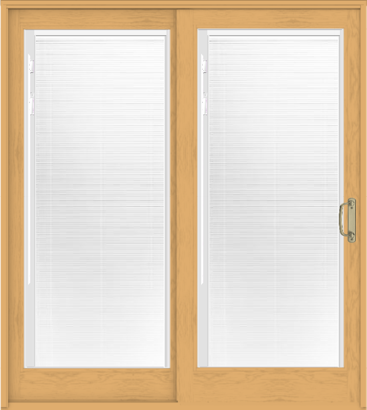 anderson 400 series frenchwood gliding patio door brown