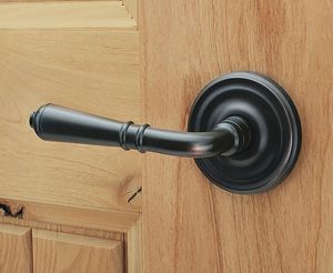 EMTEK-Turino-Door-Lever-Blonde-Wood-Door-Oil-Rubbed-Bronze-Finish