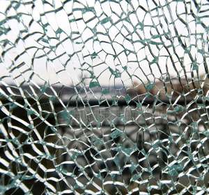 Shattered Tempered Glass