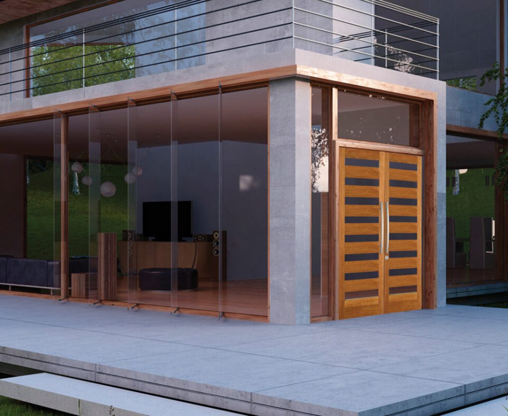 Simpson Contemporary Entry Door Design