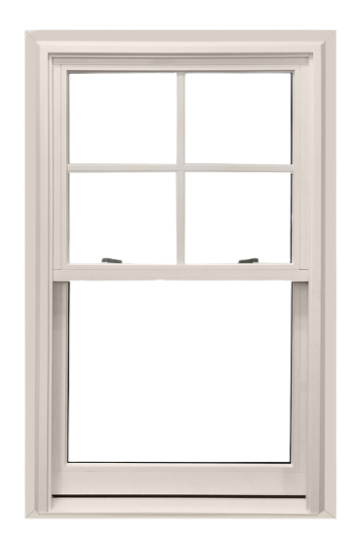 vinyl window frame white