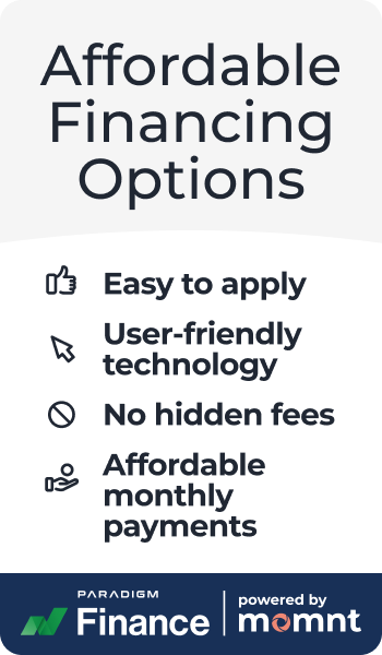 Affordable Financing Options from Paradigm