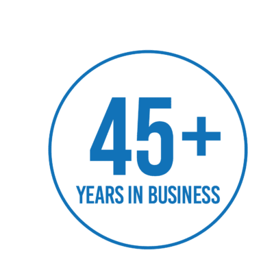 45 years in business icon