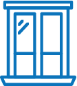 blue window graphic