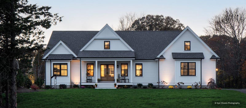 white home with kolbe forgent replacement windows