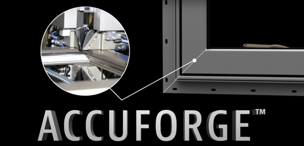 Accuforge on window frames from kolbe composite windows