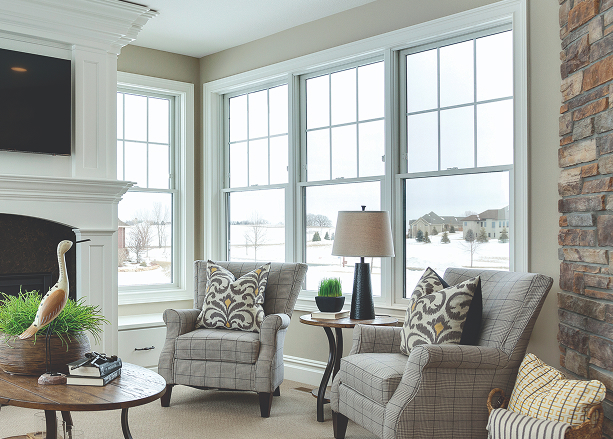 400 Series tilt Wash Double Hung Windows