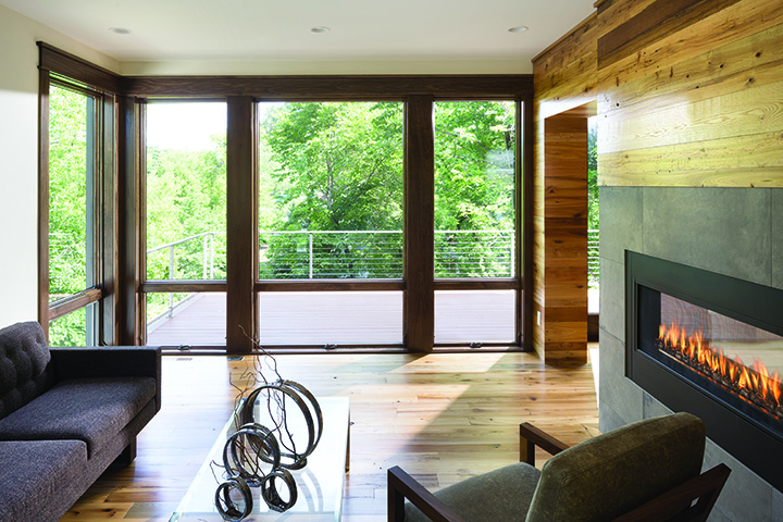 Large andersen 400 series awning and picture windows